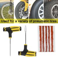 เครื่องมือซ่อมยางรถยนต์ชุดซ่อมยาง Studding ชุดเครื่องมือ Auto Bike Tubeless ยางยางเจาะปลั๊กโรงรถเครื่องมือรถอุปกรณ์เสริม