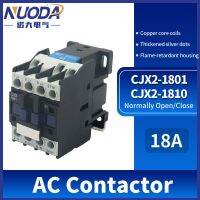 คอนแทคเตอร์ไฟฟ้ากระแสสลับ CJX2-1801 24V 36V 110V 220V 380V ที่ติด18A NC 3-เฟส DIN Rail