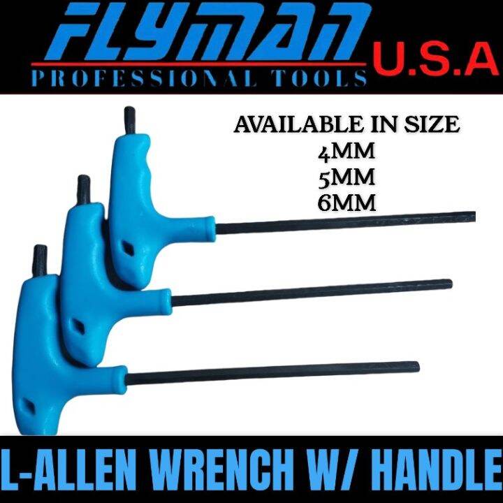 Flyman Tools L ALLEN Wrench with Handle size 4MM / 5MM / 6MM Original
