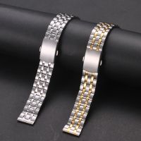 （A New Well Sell ） Watch Band 18mm 20mm 22mm Silver Rose gold Stainless Steel Strap Metal Bracelets For Men Women Wrist Replacement Watchband