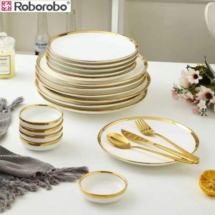 Roborobo Luxury Ceramic Tableware 12piece Set 2person 36piece Set 6