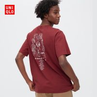 Uniqlo เสื้อยืดแขนสั้น พิมพ์ลาย ONE PIECE FILM RED สําหรับผู้ชาย453660