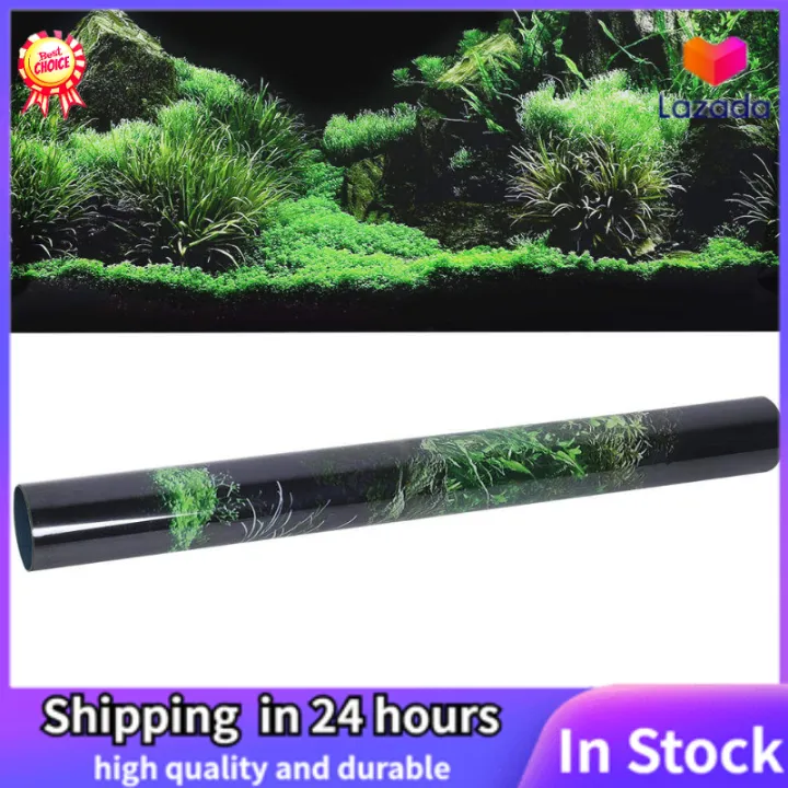 ADD TO CART】Aquarium Fish Tank Seafloor Water Aquarium Sticker Grass  Background Decoration Painting PVC Sticker 61 * 40cm 61*30cm | Lazada PH