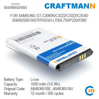 【support】 Levonsity Craftmann สำหรับ GT-C3060R/C3222/C3322/C3530/S5600/S5610/S7070/SGH-L700/L750 (AB463651BE/AB463651BU/AB463651BA)