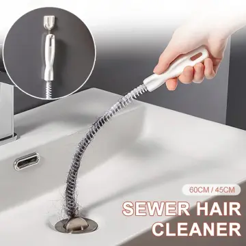 71cm Pipe Brush Drain Cleaning Tool Plumbing Snake Sink Sewer Pipe Tub  Cleaner