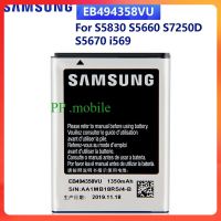 SAMSUNGแบตเตอรี่ทดแทนEB494358VUสำหรับSamsung Galaxy Ace S5830 I569 I579 S5670 S5660 S7250Dแบตเตอรี่ของแท้