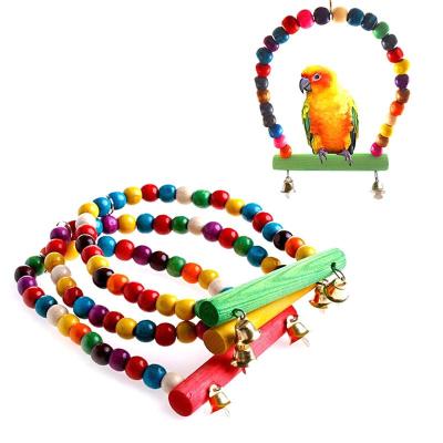 Ministar Pet Bird Swing Parrot Parakeet Budgie Cockatiel Cage Hammock Toys Hanging Toy