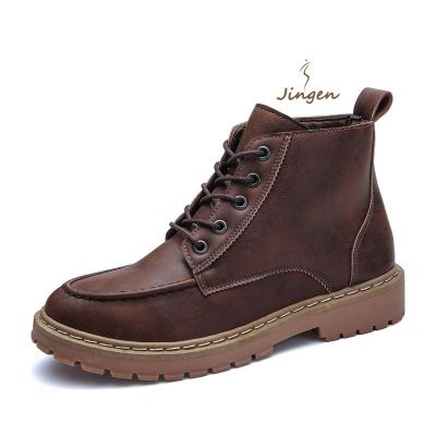 Boots for men ankle boots mens Martin boots leather boots High Cut Shoes mens high boots Winter