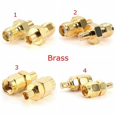 2Pcs/lot SMA To MCX Male Female Straight Connector SMA Male Female To MCX Male Female Adapter RF Coaxial Connector High Quality Watering Systems Garde