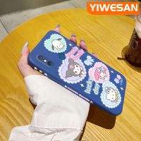 YIWESAN เคสสำหรับ Xiaomi MI 8 Pro ลายการ์ตูน Sanrio เคสโทรศัพท์ดีไซน์ใหม่บางสุดสร้างสรรค์เคสป้องกันขอบสี่เหลี่ยมกรอบปลอกซิลิโคนเคสกันกระแทก