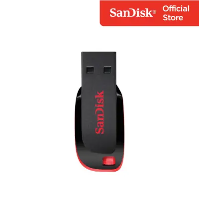 SanDisk 128GB Flash Drive Cruzer Blade CZ50 (Black/Red) (SDCZ50-128G-B35) ( แฟลชไดร์ฟ usb Flash Drive )