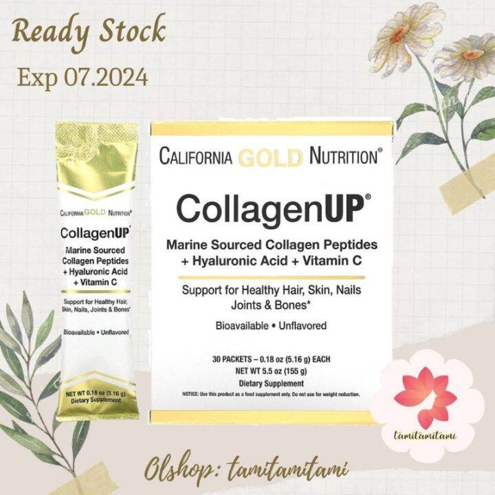 (DIJAMIN ORIGINAL) CollagenUp Marine Hydrolyzed Collagen, California ...