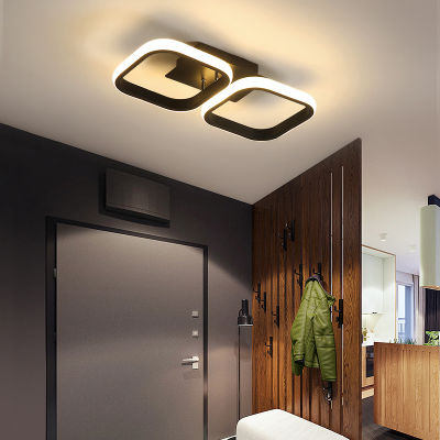 TCY BlackWhite Modern Led Chandeliers For Bedroom Study Indoor Lighting Corridor Passage Cloakroom Ceiling Chandeliers110-220V