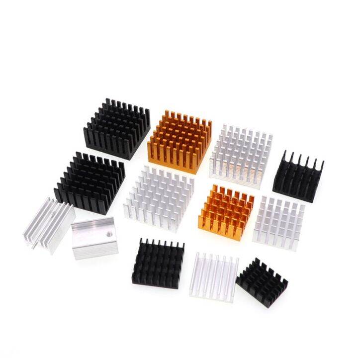 multi-size-aluminum-heatsink-radiator-heat-sink-for-electronic-ic-led-ram-mos-raspberry-pi-cooling-with-thermal-adhesive-tape-adhesives-tape