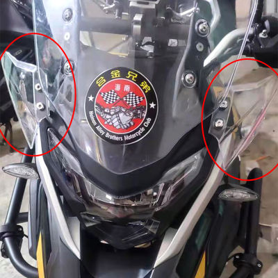 รถจักรยานยนต์กระจกหน้ากระจกแผ่นแผงด้านข้างด้านหน้าลม D Eflector อุปกรณ์เสริมสำหรับ Macbor Montana XR5 XR 5