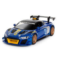 A1:24 SimulationToy รถ R8 LMS GT2รถแข่งโลหะของเล่นล้อแม็กรถยนต์ D Iecasts และของเล่นยานพาหนะรถรุ่นแสงเสียงของเล่นสำหรับ ChildrenM