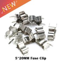 50Pieces/lot 5x20mm fuseholders 5X20 Fuse tube support fuse holder for 5x20 insurance fuse Clip