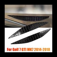 1Pair Car Styling Honeycomb Tail Rear Fog Light Cover Trim for Golf 7 GTI MK7 2014-2018 Rear Bar Bumper Strips Sticker