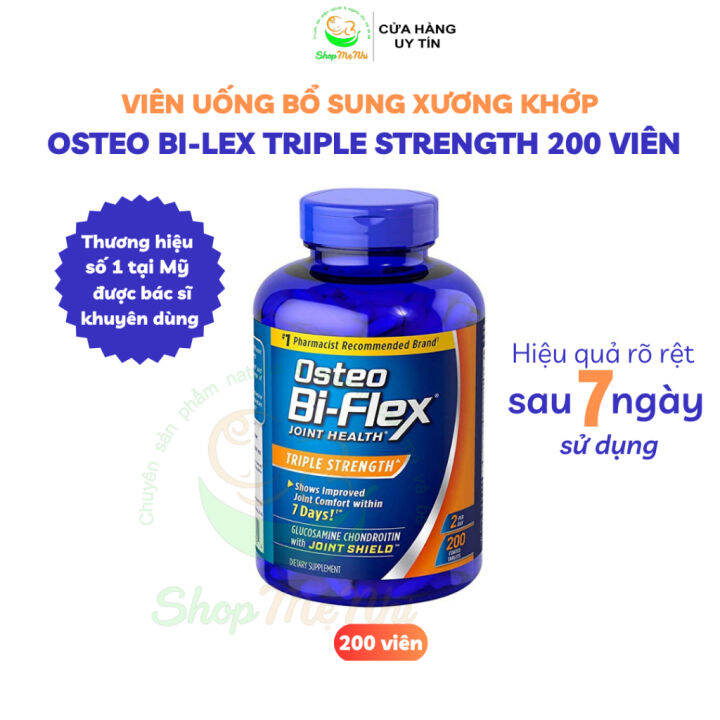 ViÊn UỐng HỖ TrỢ XƯƠng KhỚp Osteo Bi Lex Triple Strenght 200 ViÊn Lazada Vn