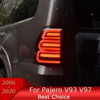 ไฟรถยนต์สำหรับ Pajero V93 V97 Montero Shogun 2006-2020 LED อุปกรณ์อัพเกรดชุดไฟท้าย2022อุปกรณ์เครื่องมือออกแบบใหม่ล่าสุด