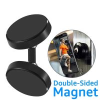 2023 Double Side Strong Magnetic Phone Holder Stand Magnet 720° Rotation Mobile Phone Mount for Car Gym Attach to Metal Surface