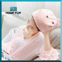 Home Fur หมวกผมแห้ง หมวกอาบน้ำลายการ์ตูน หมวกอาบน้ำขนนุ่ม