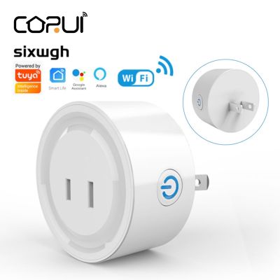 Corui WiFi Tuya Smart Socket Smart Life Gadgets Daily Gauge Plug Mobile Phone Remote AI Speaker Voice Control Timing Countdown