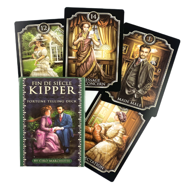 Fin De Siecle Kipper Fortune ling Deck Oracle Cards Tarot Board Games ...