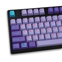 GMK Vaporwave Keycap 129keys PBT DYE-Sublimation Mechanical Keyboards Key Cap Cherry Profile For MX Switch GH60/64/68/84/87