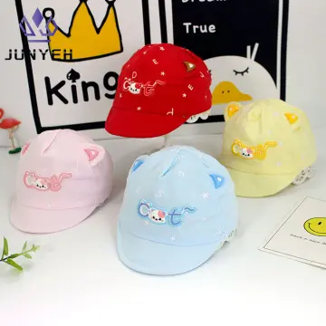 Baby Products Online - Soft Cartoon Baby Hat Spring Summer Kids