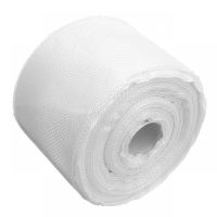 1 of white fiberglass cloth tape plain weave seams high strength temperature resistance