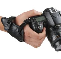 Tali Bahu ข้อมือมือจับกล้อง DSLR 1/4ที่ยึดสกรูสำหรับ Canon Nikon Sony เพ็นแท็กซ์ฟูจิฟิล์มอุปกรณ์เสริมกล้องพานาโซนิค