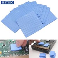 【YD】 100Pcs 10x10x0.5mm Thermal GPU CPU Heatsink Cooling Conductive Silicone