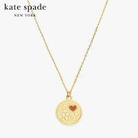 KATE SPADE NEW YORK I HEART NY MEDALLION NECKLACE K5353 สร้อยคอ