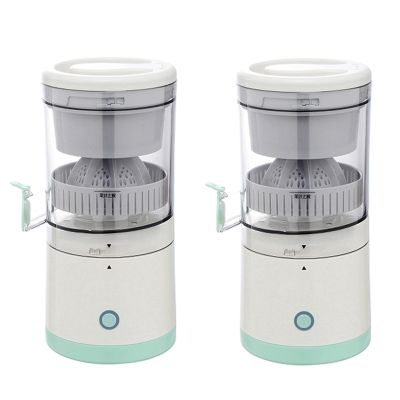 2X Wireless Slow Juicer Electric Juicers Orange Lemon Juicer USB Fruit Extractor Automatic Small Electric Juicer Cup 45W
