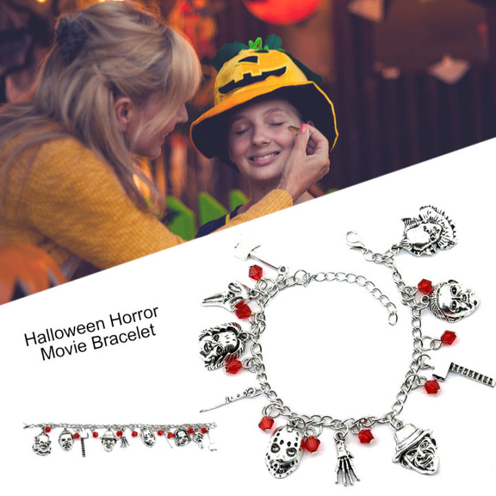 horror-classic-scary-movies-charm-bracelet-jewelry-series-halloween-creepyhorror-classic-scary-movies-charm-creepyfor-women-girls-ladies-men-halloween-partyhalloween-bracelet-jewelrybracelet-wristband