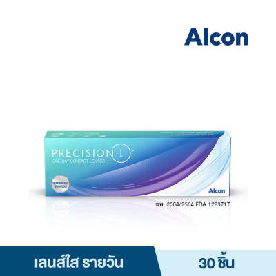 ALCON PRECISION1 CONTACT LENSES อัลคอน พรีซิชั่น วัน คอนแทคเลนส์รายวัน 30 PCS. (15 คู่) คอนแทคเลนส์