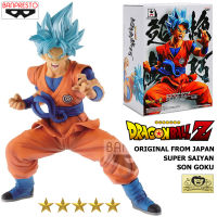 Figure ฟิกเกอร์ งานแท้ 100% แมวทอง Banpresto จาก Dragon Ball Super Heroes ดราก้อนบอล ซุปเปอร์ ไซย่า บลู ก็อด God Blue Saiyan Son Gokou Goku ซง โกคู โงกุน Ver. Original from Japan Anime อนิเมะ การ์ตูน มังงะ คอลเลกชัน New Collection manga Model โมเดล