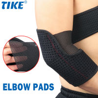 TIKE 1คู่ปรับ Neoprene ข้อศอกรั้งสนับสนุนการบีบอัดสายรัด Breathable Arm Protector Pads บรรเทาบาดเจ็บ Pain Relief