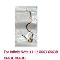 สําหรับ Infinix Note 11 12 X663 X663B X663C X663D ปุ่มโฮมเมนูลายนิ้วมือกลับคีย์เซนเซอร์สายไฟ Flex