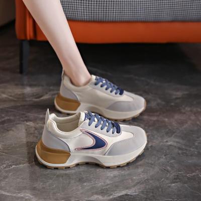 รองเท้าผ้าใบลำลอง เสริมส้นสูง สไตล์เกาหลี CVS017-299