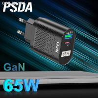 Hjghfhf PSDA 65W ที่ชาร์จ USB GaN สำหรับ MacBook QC 3.0ประเภท C ชาร์จผนัง iPhone 13 S21 S20พิเศษ