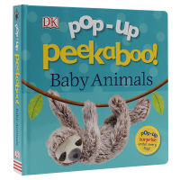 DK Pop Up Peekaboo สัตว์ทารก3D หนังสือสามมิติหนังสือภาพสำหรับเด็กสอนภาษาอังกฤษสมุดวาดภาพสำหรับเด็ก