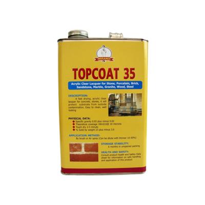 น้ำยาเคลือบหิน MIRANO TOPCOAT #35 1 แกลลอน TOPCOAT 1GL #35 STONE PROTECTION CHEM.  [มีเก็บเงินปลายทาง]