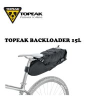 Topeak 15L Backloader. Waterproof 15L Saddle Bag. Bikepacking Touring