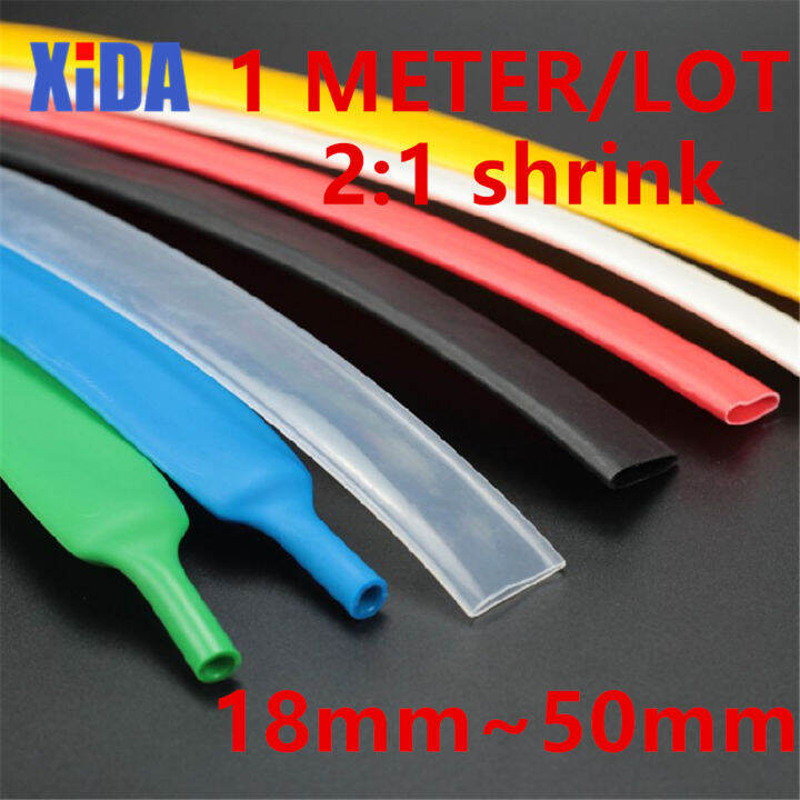 1M/lot 7 Color Electronic Heat Shrink Tubing 21 Heat Shrinkable