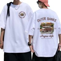 American Tv Series Outer Banks 3 T Shirt Pogue Life Paradise On T-Shirt Men Pure Cotton Casual High Quality T Shirts S-4XL-5XL-6XL