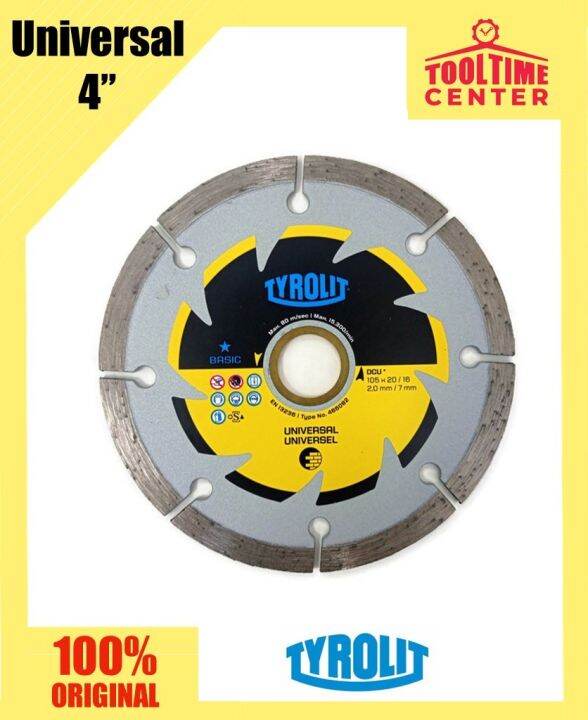 Tyrolit Universal Diamond Cutting Wheel 4" Lazada PH