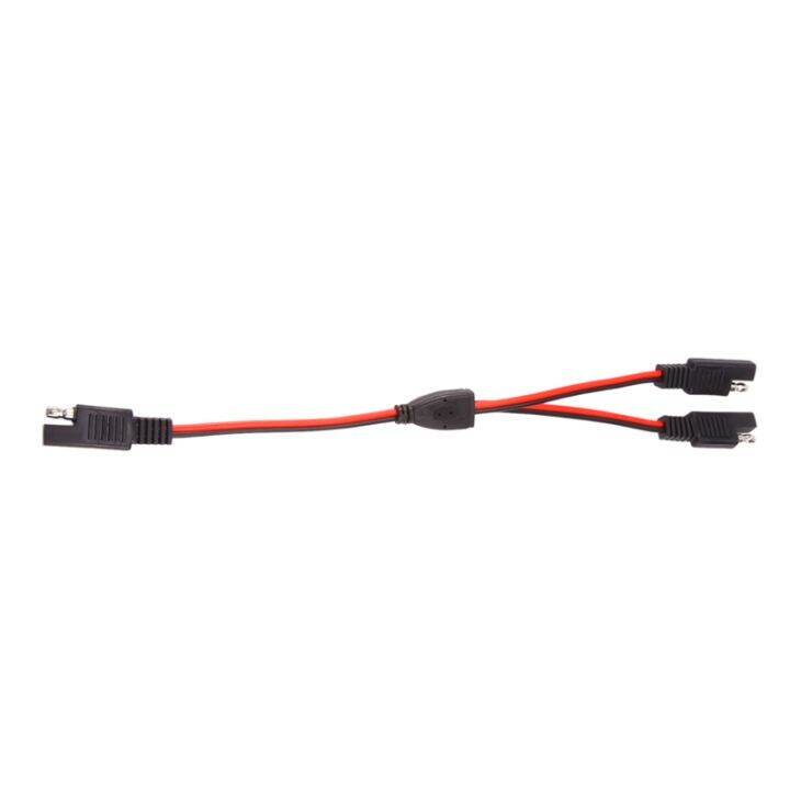 5pc-diy-1-to-2-sae-power-extension-cable-adapter-connector-2-pin-quick-connect-disconnect-plug-sae-power-extension-cable