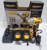 บล็อกไร้สาย บล็อกแบตไฟฟ้าไร้สาย OSUKA 128 V. รุ่น OSID-380 เครื่องยิงน็อต